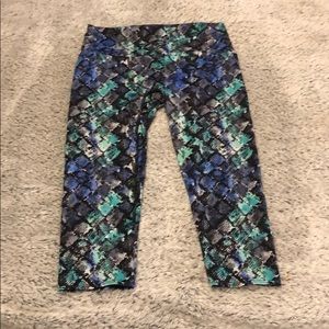 K-Deer XL Capri Snakeskin Leggings